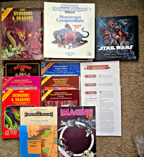 Dungeons & Dragons AD&D Lot Of Ten RPG'S Compendium Screen Rules Vintage Rare picture
