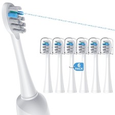 6 Pack Toothbrush Replacement Heads for Sonic Fusion 2.0 & Flossing Brush Fit SF picture