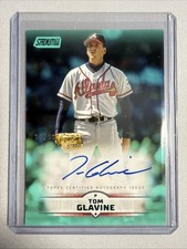 Topps Stadium Club 2025 Tom Glavine Turquoise Autograph /99 Braves SCBA-TGE picture