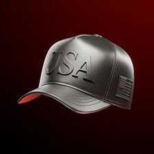 Spectres 2026 USA Hat 1 oz Silver Sculpture Trump USA Hat 1 oz Silver 3D Medal picture
