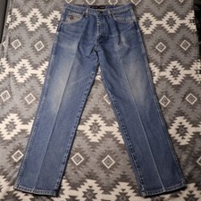Wrangler FR Flame Resistant Relaxed Fit Jeans Blue Denim 34x34 HRC2 FR128WZ picture