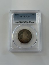 1807 Draped Bust Quarter PCGS AG3 25C  picture