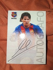 2004-05 Panini Megacracks Barca Campeon - Autografo Lionel Messi #89 Catalan... picture