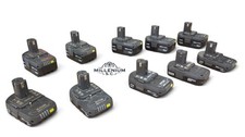 Lot of 10 RYOBI ONE+ 18V Lithium Batteries FOR PARTS OR REPAIR AS-IS UNTESTED picture