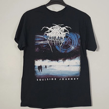 VTG Darkthrone Band Soulside Journey Cotton Black S-5XL T Shirt AG915 picture