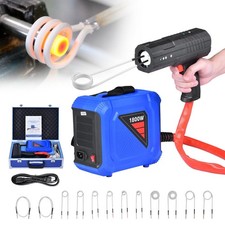 1800W Magnetic Heater Set Bolt Remover Flameless Heat Tool 12 Soft Coil Kit NEW- picture
