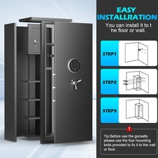 16-22 Unassembled Gun Safe, Large Fingerprints Gun Safe for  Rifles and Shotguns picture