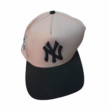 New Era 9FORTY NY Yankees Adjustable Colorblock Baseball Cap Pink/Black OS picture