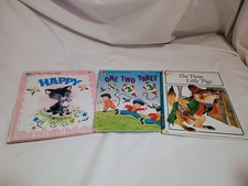 3 Piece Vintage Tell-A-Tale Children's Books  picture