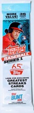 2016 Topps Baseball Series 1 Jumbo Pack 36 Cards 65th Anniv. Greatest Streak picture