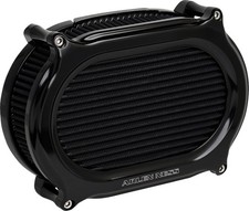 Arlen Ness 600-184 Stage II Oval Performance Air Filter Kit Black picture