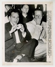 Frank Costello Mobster 1952 Rocky Marciano Mafia Don Mob Yankee Photo J15700 picture
