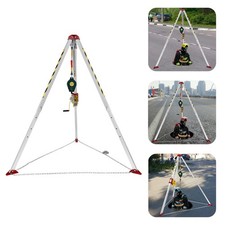 Confined Space Tripod Kit 1200lbs Portable Rescue Tripod 5-6.5ft Adjustable Legs picture