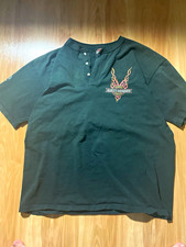 Vintage 90s Harley Davidson Henley Shirt XL R.K. Stratman Made in USA Kokomo IN picture