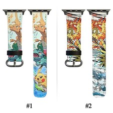 Pokemon Charizard Apple Watch Band 38 40 42 44 mm 10 9 8 7 6 5 Wrist Strap Anime picture