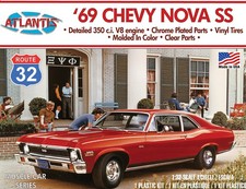 Atlantis 1/32 1969 Chevy Nova SS Route 32 Plastic Model Kit, Skill Level 2 M2006 picture