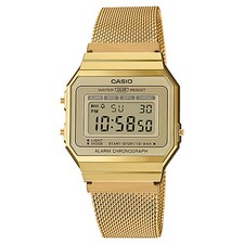 CASIO A700WMG-9AVT A700WMG-9A GOLD TONE / STEEL DIGITAL WATCH picture