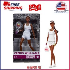 Barbie Inspiring Women Series Venus Williams Fashion Doll Signature Tennis picture