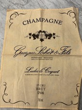 4 Vintage French Wine Label Tea Towels - Bordeaux, Champagne & Alsace Framing? picture