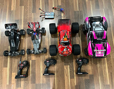 Huge Traxxas RC Bundle: Slash, 2x Bandits, Vintage E-Maxx 3906 Project & Extras picture