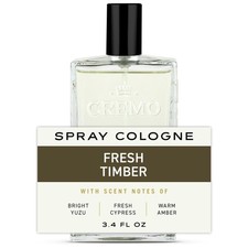 Cremo Men's Cologne Spray Fresh Timber Scent 3.4 fl oz picture