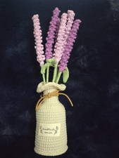 Hand made Crochet Lavender in Crochet vase picture