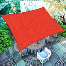 Houssity 14' Sun Shade Sail Canopy Awning Shade Cloth Pool Patio Pergola Cover picture