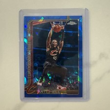 2025-26 Topps Chrome Sapphire Update DONOVAN MITCHELL Base Sapphire Cavaliers picture
