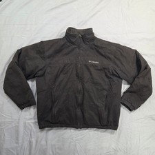 Vtg Columbia Sportswear Fleece Lined Insulated Jacket Brown XM5898-233-L Size L picture