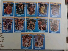 1990-91 Fleer All Stars Complete Set 1-12 picture
