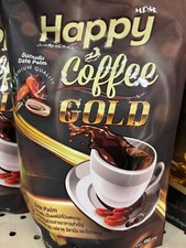 4 bags - Happy Coffee GOLD Healthy Coffee Mixed Dates Collagen No Sugar picture