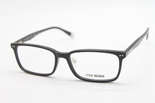 NEW STEVE MADDEN ADRICK BLACK GREY TEMPLE TIPS AUTHENTIC EYEGLASSES 55-16 picture