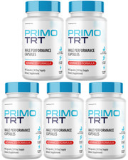 Primo TRT - Men Supplement For Muscle Health & Stamina Support - 5 Bottles picture