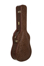Crossrock Designer Series- Wooden Case for D28 Acoustic Guitar-Blossom Brown picture