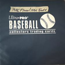 1986 Fleer baseball &1986 Fleer Update Set in Binder.  NrMint. 792 Cards in all. picture
