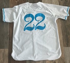 Classics Negro League Baseball Jersey #22 White Blue Size XXL picture