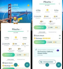 Pokemón Shiny Pikachu in a Cosmog spacesuit BG San Francisco | Tr-de Go ✨ picture