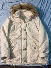 Vintage Y2K Aeropostale Fur Hooded Jacket Sherpa Lined (New with tags) Size XL picture