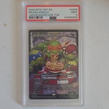 Wizards of the Coast PSA 9 Michelangelo, Weirdness to 11 MTG TMNT #0288 picture