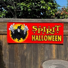 Spirit Halloween Bannner size 71x24 in Jack The Reaper picture