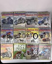 Vintage American Iron Magazines Lot Of 12 Motorcycle Magazine picture