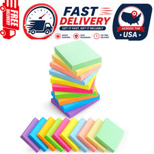 20 Pads Notes 10 Colors 1.5 x 2 Inches Small Post It Notes 100 Sheets picture