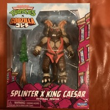 TMNT X Godzilla Splinter X King Caesar Figure Mystical Mentor Playmates picture