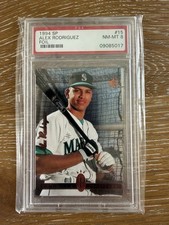 1994 UPPER DECK SP #15 ALEX RODRIGUEZ RC - PSA 8 picture