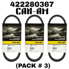 Can-Am New OEM, Maverick Renegade Commander Drive Belt, 422280364 422280367-3PCS picture