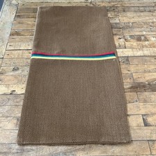 Libeco Striped Pillow Cover 15 in x 30 in Linen Wool Blend Brown picture