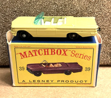 1962 Lesney England MATCHBOX SERIES 39B  PONTIAC BONNEVILLE CONVERTIBLE Boxed picture