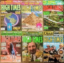 High Times Magazine Lot of 6 Sealed Like New Condition Bonus Items Included picture