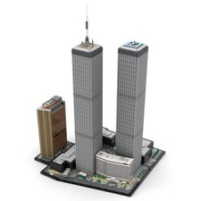 World Trade Center Complex 1:800 Scale Architecture 7121 Bricks MOC-177998 picture