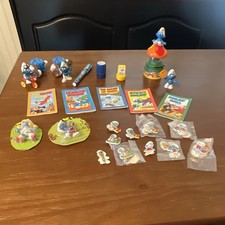 Wallace Berrie Smurfs Vintage 1982 Lot Figures Gum Machine Comics Pins picture